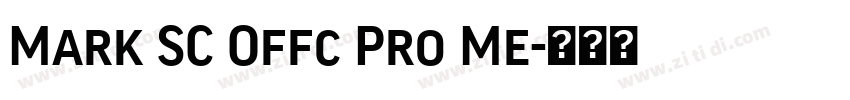Mark SC Offc Pro Me字体转换